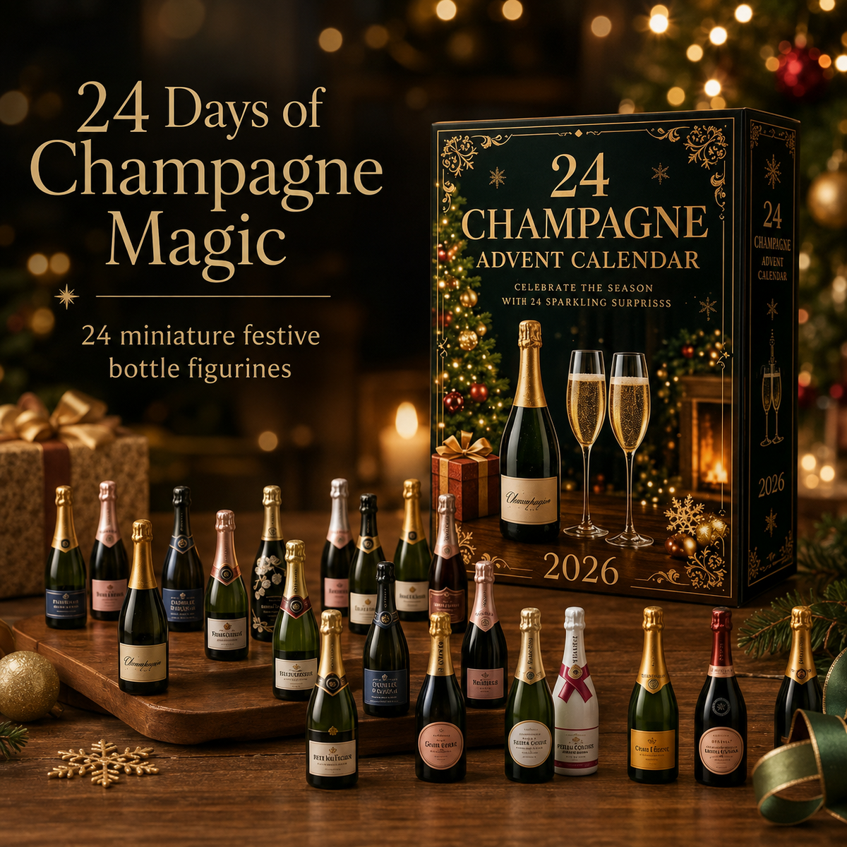 🎅Best Gift For Christmas - Sale 49 % OFF🎅🥂 24 Champagne Advent Calendar 2026 🎄