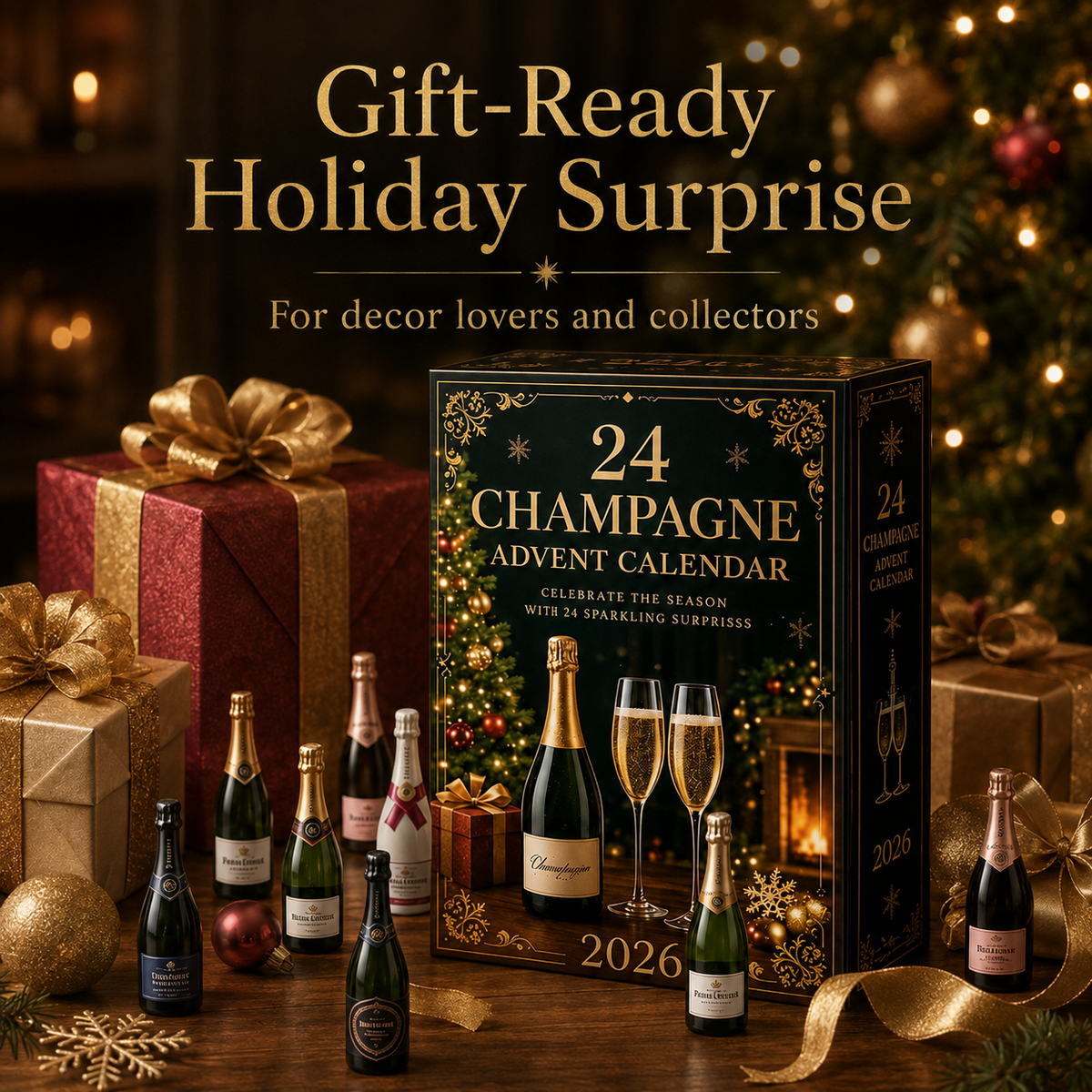 🎅Best Gift For Christmas - Sale 49 % OFF🎅🥂 24 Champagne Advent Calendar 2026 🎄
