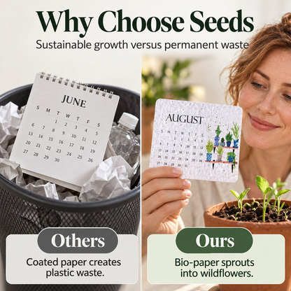 🎄Early Holiday Sale 50% OFF 🌱Eco-Friendly Plantable “Timeless” Seed Calendar 2027
