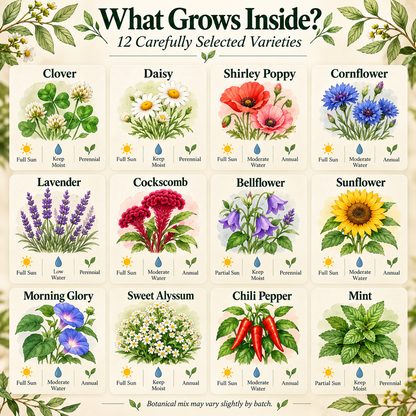 🎄Early Holiday Sale 50% OFF 🌱Eco-Friendly Plantable “Timeless” Seed Calendar 2027