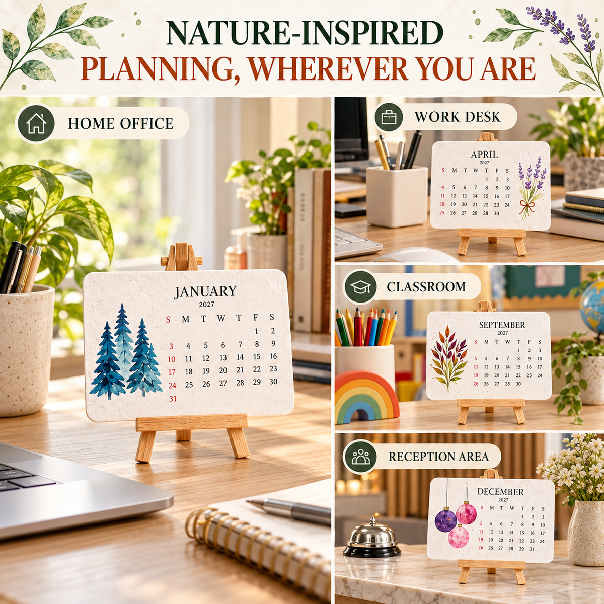 🎄Early Holiday Sale 50% OFF 🌱Eco-Friendly Plantable “Timeless” Seed Calendar 2027
