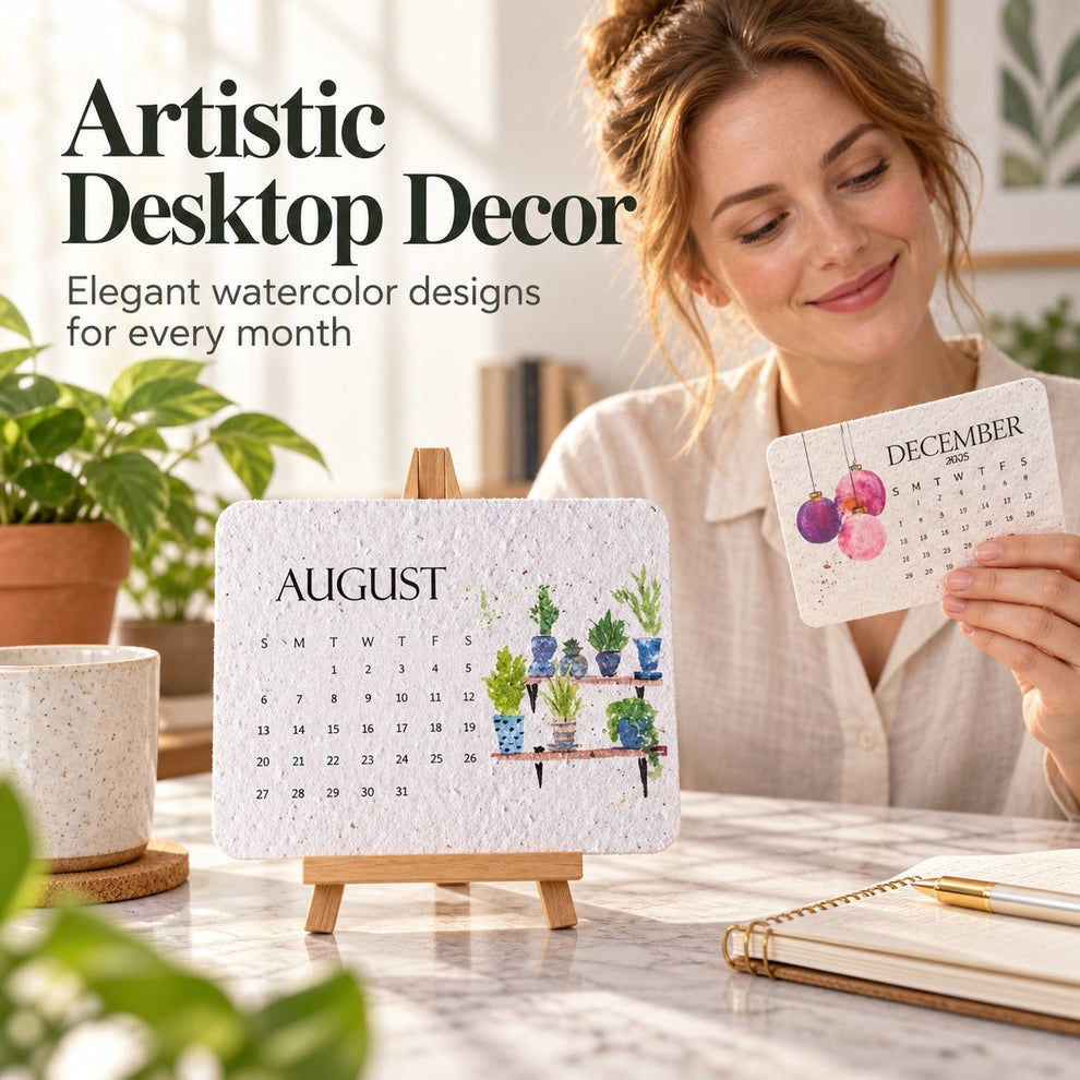 🎄Early Holiday Sale 50% OFF 🌱Eco-Friendly Plantable “Timeless” Seed Calendar 2027