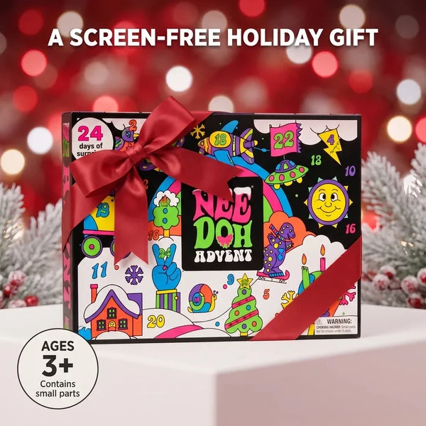 Needoh Advent Calendar Gift For Children Golden Egg Treasure Hunt Blind Box Needoh Fidget Anti-stress Sensory Squeeze Gifts