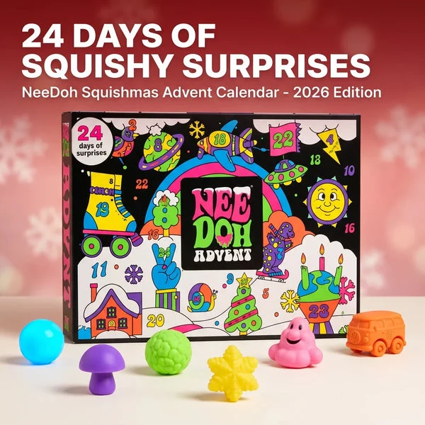 Needoh Advent Calendar Gift For Children Golden Egg Treasure Hunt Blind Box Needoh Fidget Anti-stress Sensory Squeeze Gifts