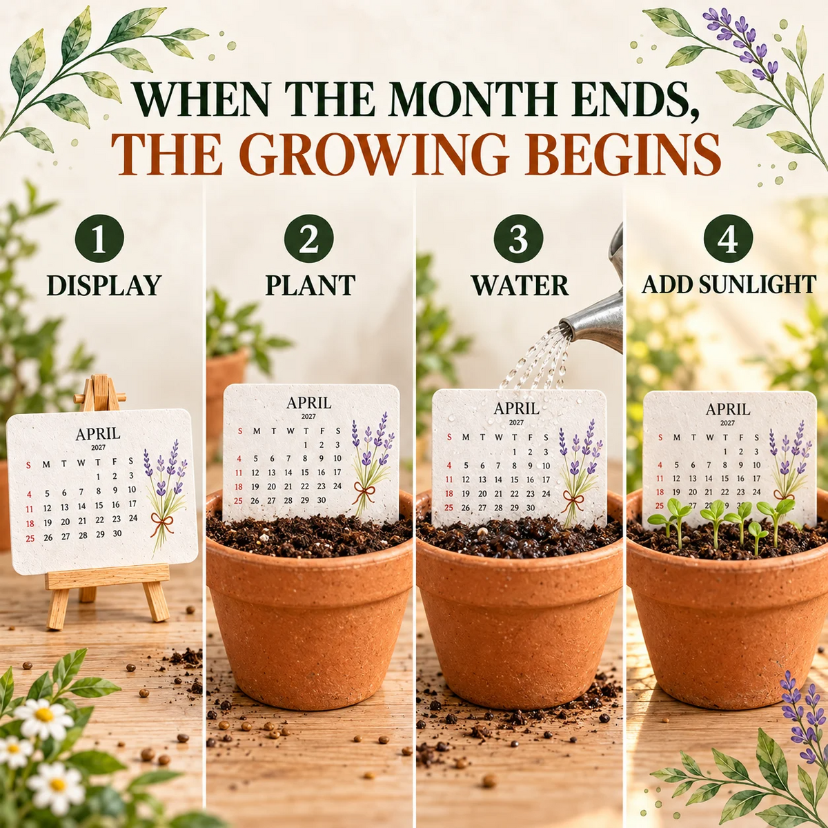 Step-by-step planting process
